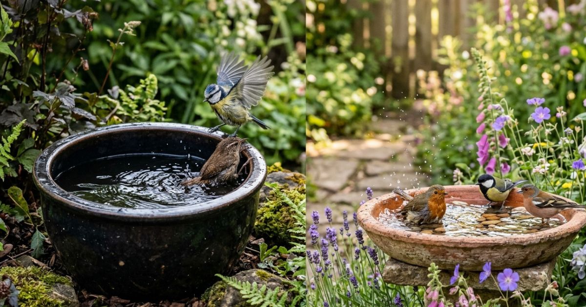 L'erreur de la coupelle d'eau trop profonde qui noie les petits oiseaux