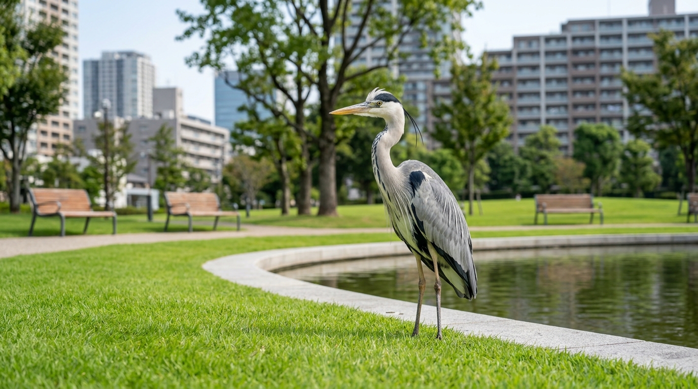 Pourquoi cette espèce de héron délaisse les marais pour nos parcs urbains