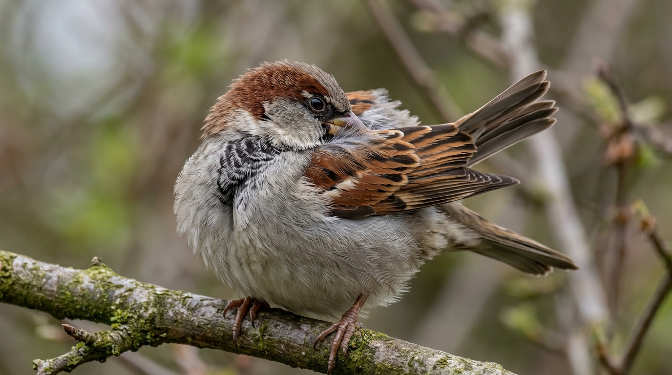 Ce lissage de plumes incessant qui montre quun oiseau subit des parasites