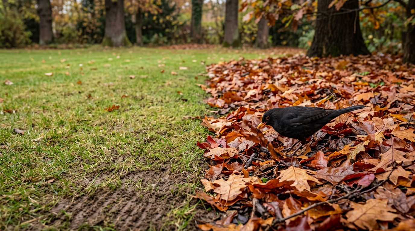 Pourquoi ramasser toutes les feuilles mortes en automne chasse les merles