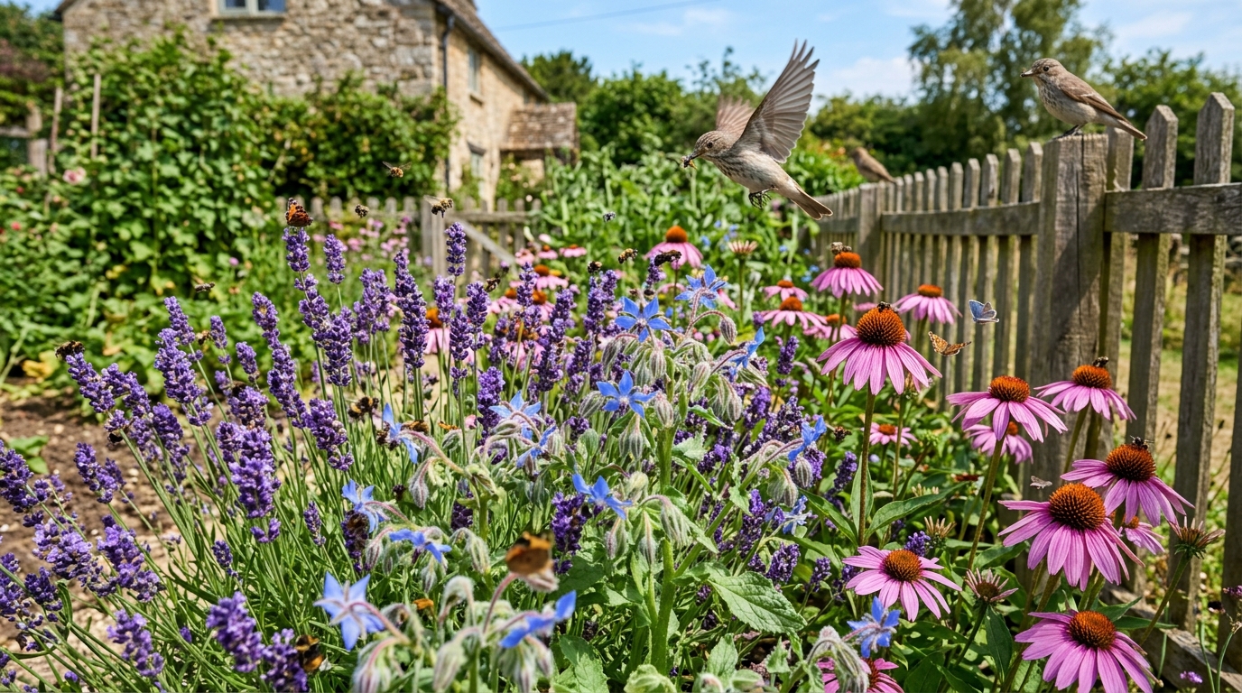 3 plantes mellifères à semer durgence pour nourrir les insectivores